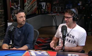 The 'Bench Broskis' shirt, as modeled by 'The Starters' on NBA TV