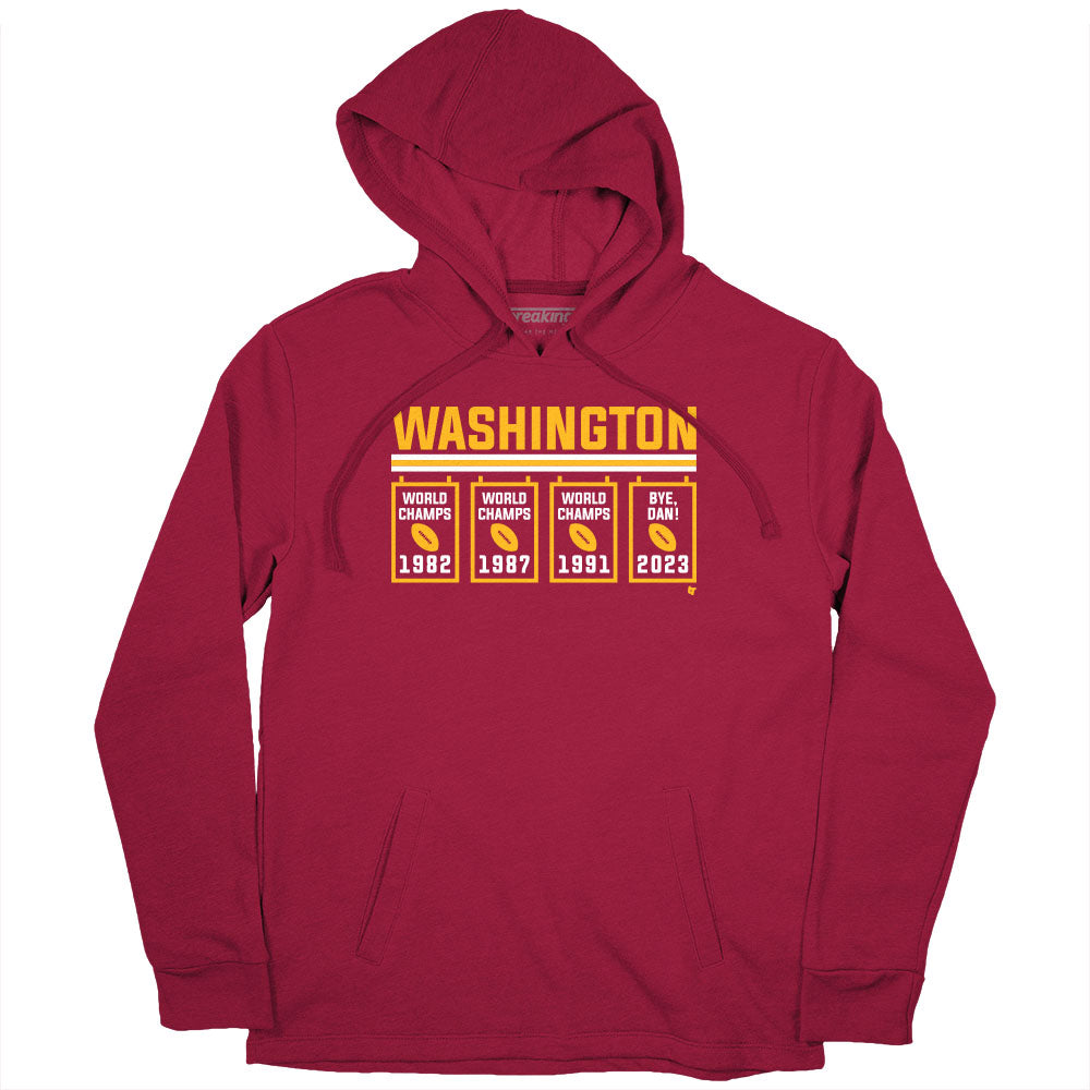 BreakingT Bye Dan Banners - Washington Football T-Shirt