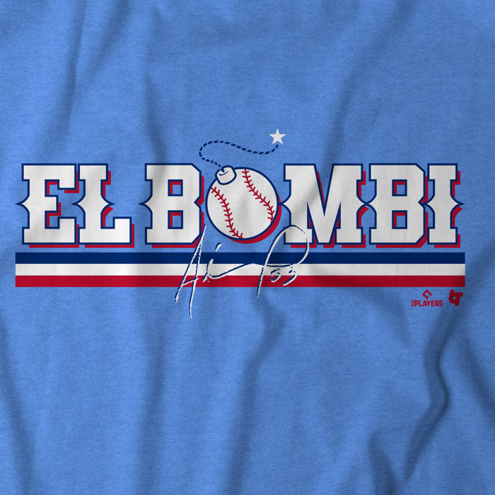  Adolis Garcia - El Bombi - Texas Baseball T-Shirt