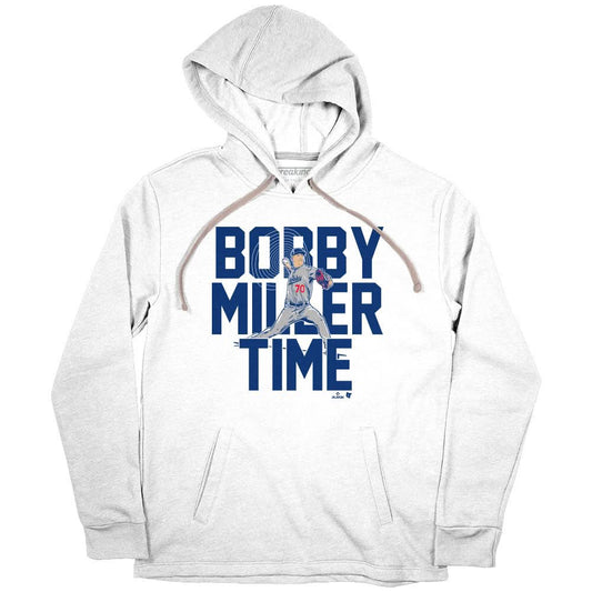 Bobby Miller Time Shirt, Los Angeles - MLBPA Licensed - BreakingT