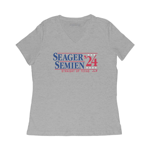 Seager Semien '24 Shirt, Texas Baseball - MLBPA Licensed - BreakingT