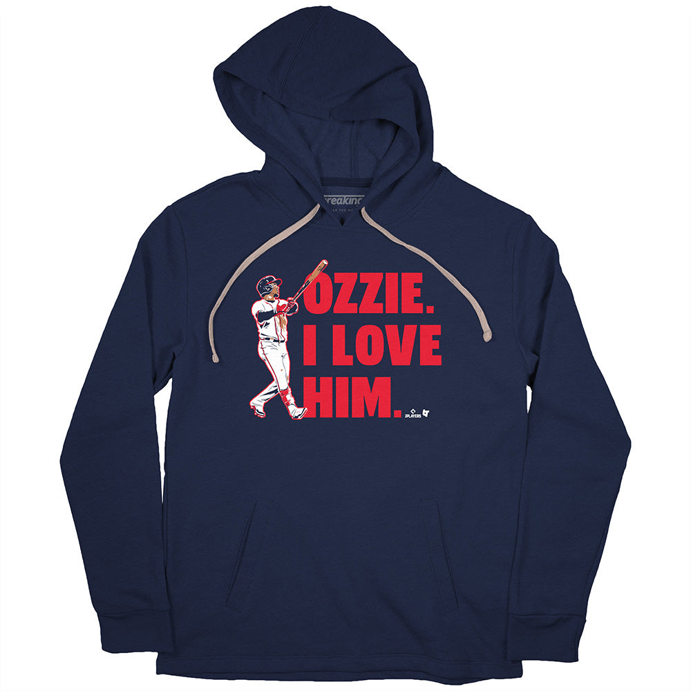 Breakingt store ozzie albies I love him shirt, hoodie, longsleeve