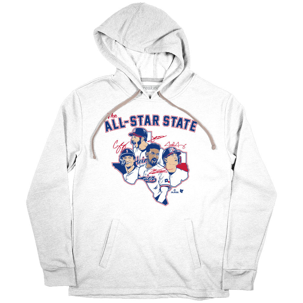 Texas: The All-Star State, Hoodie / Large - MLB - Sports Fan Gear | breakingt