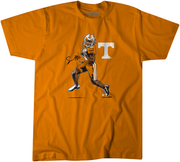 Tennessee Football: Squirrel White Superstar Pose