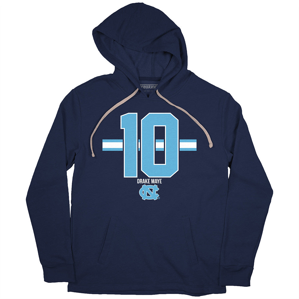 Gen2 Youth North Carolina Tar Heels Drake Maye #10 Carolina Blue