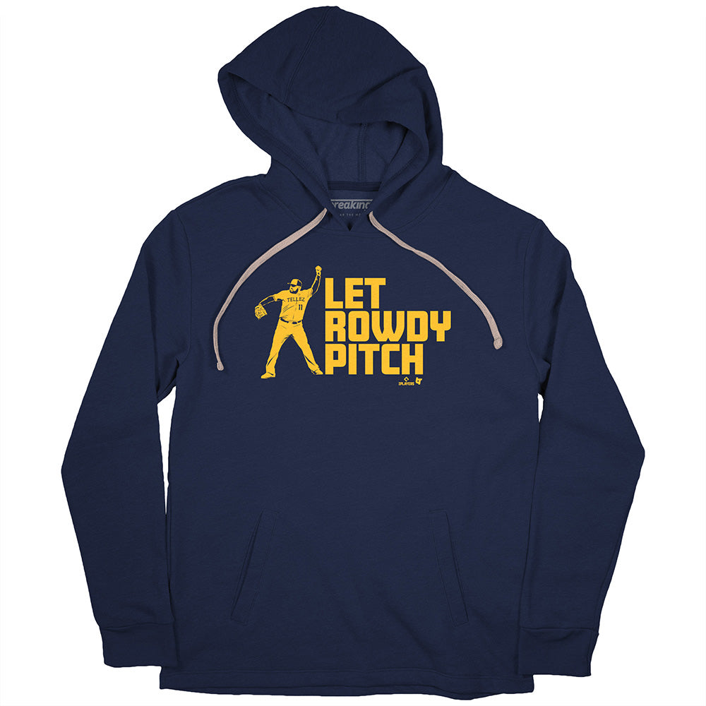 Rowdy Tellez Pitching Shirt, Milwaukee Baseball - MLBPA Licensed