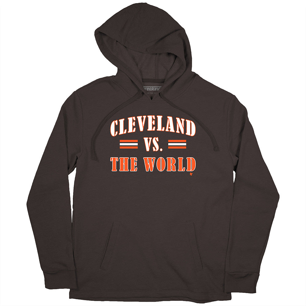 Cleveland against 2025 the world sweatshirt