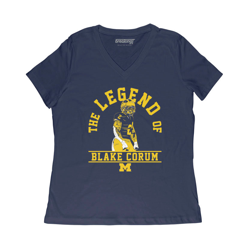 The Legend of Blake Corum Shirt NIL Michigan Licensed BreakingT