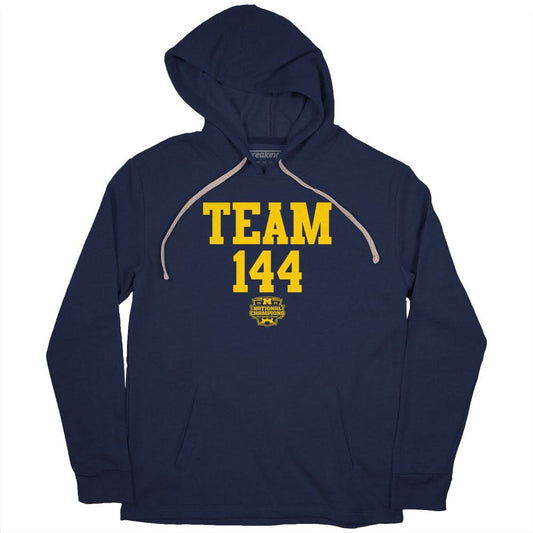 Michigan Football: Team 144 National Champions Adult T-Shirt