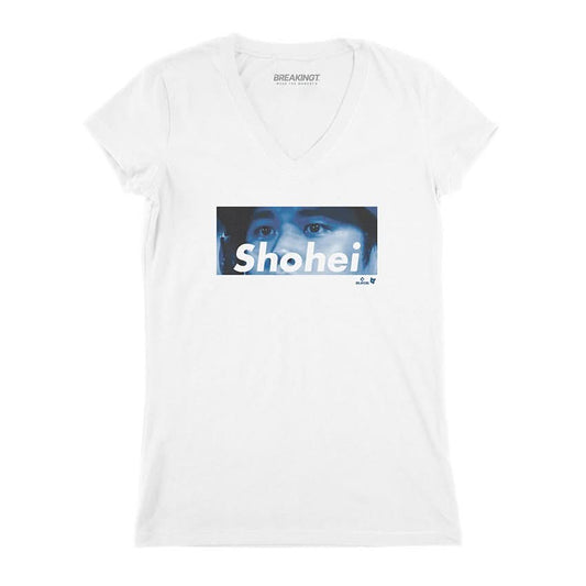 Shohei Ohtani: Shohei Eyes Shirt, LA - MLBPA Licensed - BreakingT