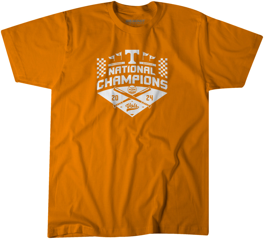 Tennessee Baseball 2025 CWS Champions Shirt UT Licensed BreakingT