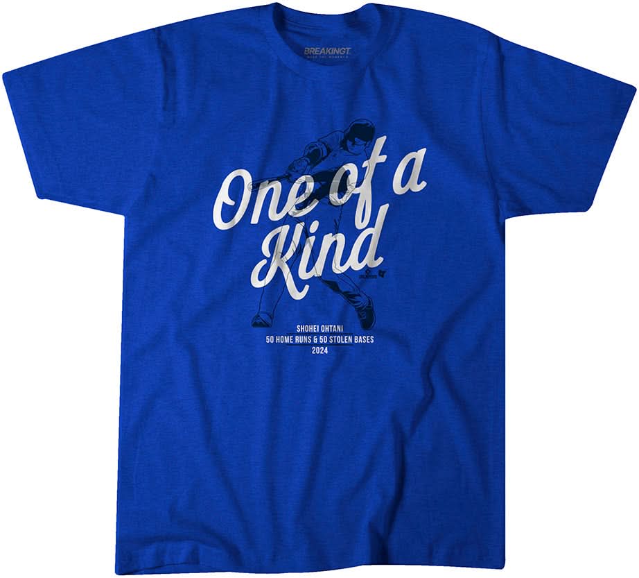 Shohei Ohtani 50/50 Club Shirt, Los Angeles MLBPA Licensed BreakingT