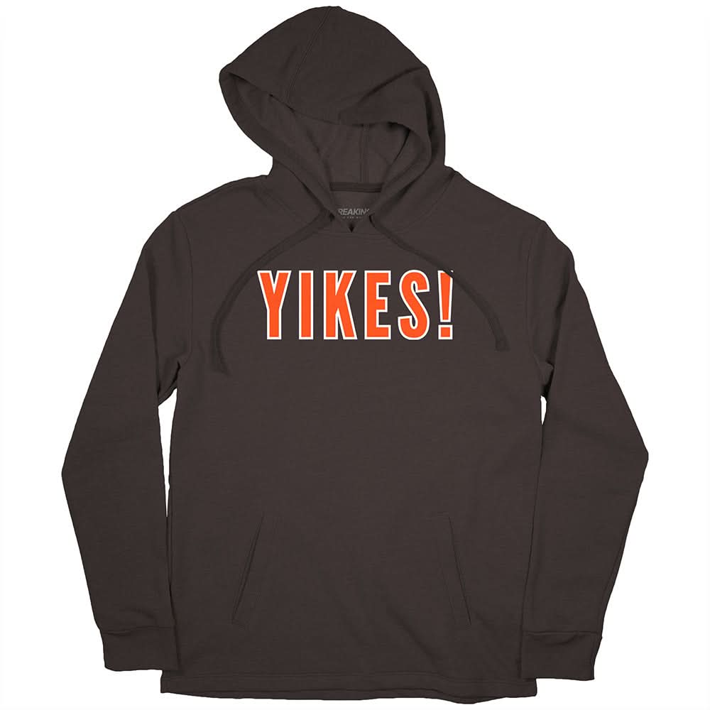 97.1 The Fan Yikes Hoodie Small T Shirt Sports Fan Gear BreakingT