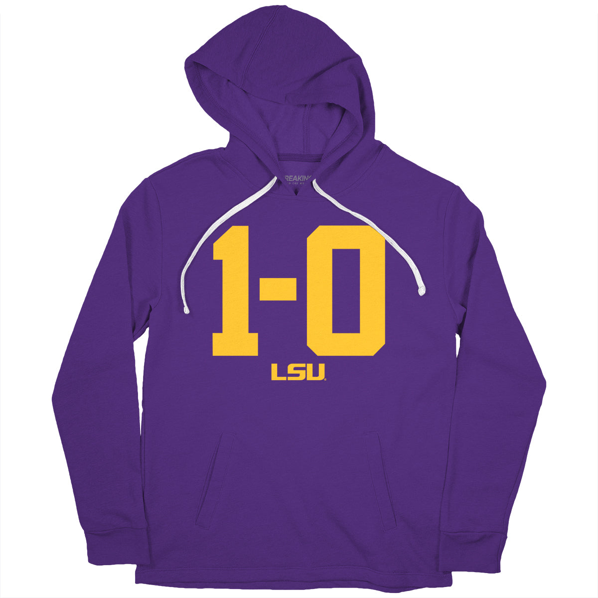 lsu football gear LSU Football: 1-0, Youth Hoodie / Small - LSU Tigers-College Football - Sports Fan Gear