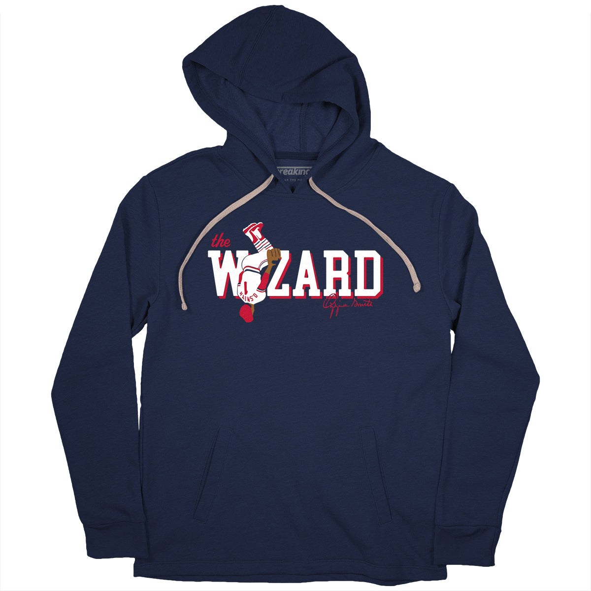Ozzie Smith: The Wizard, Hoodie / Small - MLB - Sports Fan Gear | breakingt