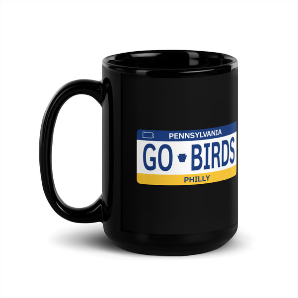 Go Birds License Plate Mug
