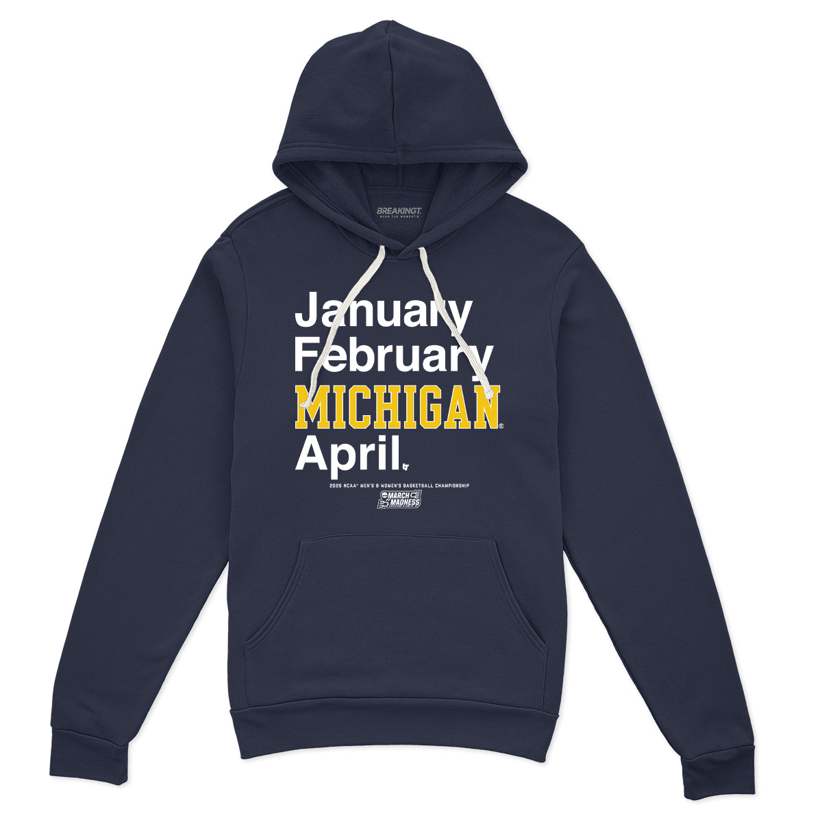 university of michigan fan gear Michigan Wolverines MBB & WBB: 2026 March Madness Month, Youth Hoodie / LARGE - Michigan Wolverines-College Basketball - Sports Fan Gear