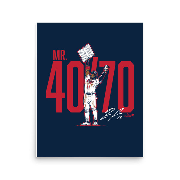 Ronald Acuña Jr: Mr. 40/70 Art Print