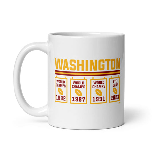 Washington Bye Dan Banners Mug T-Shirt | Las Vegas Pro Football
