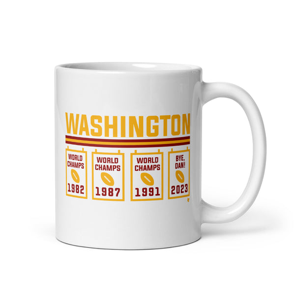 Washington Bye Dan Banners Mug