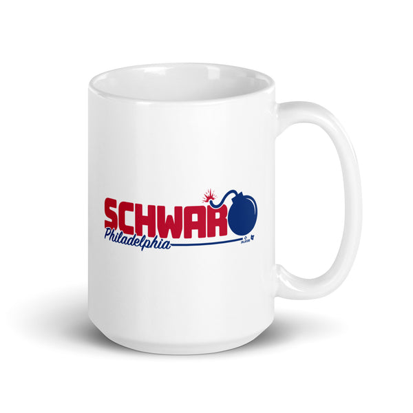 Kyle Schwarber: Schwarbomb Logo Mug