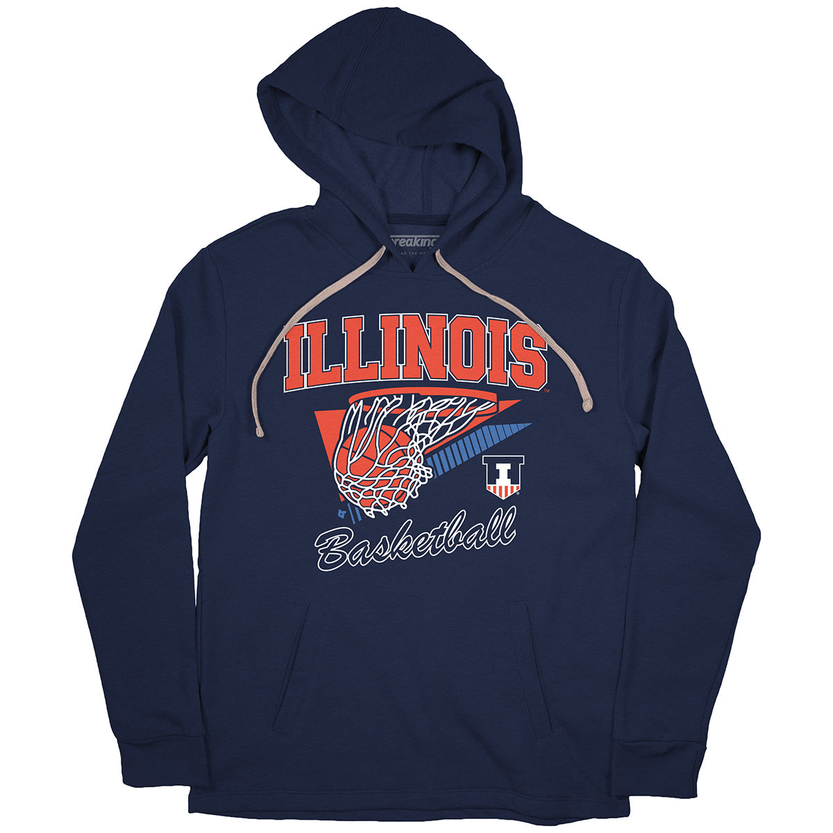 Illinois Basketball Shirt Hoodie Officially Licensed BreakingT