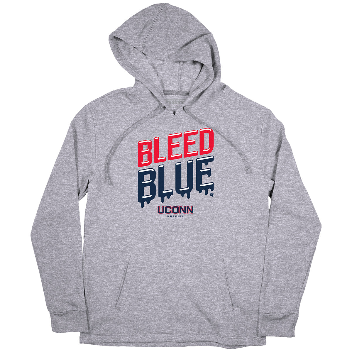 UConn: Bleed Blue Shirt + Hoodie - Officially Licensed - BreakingT