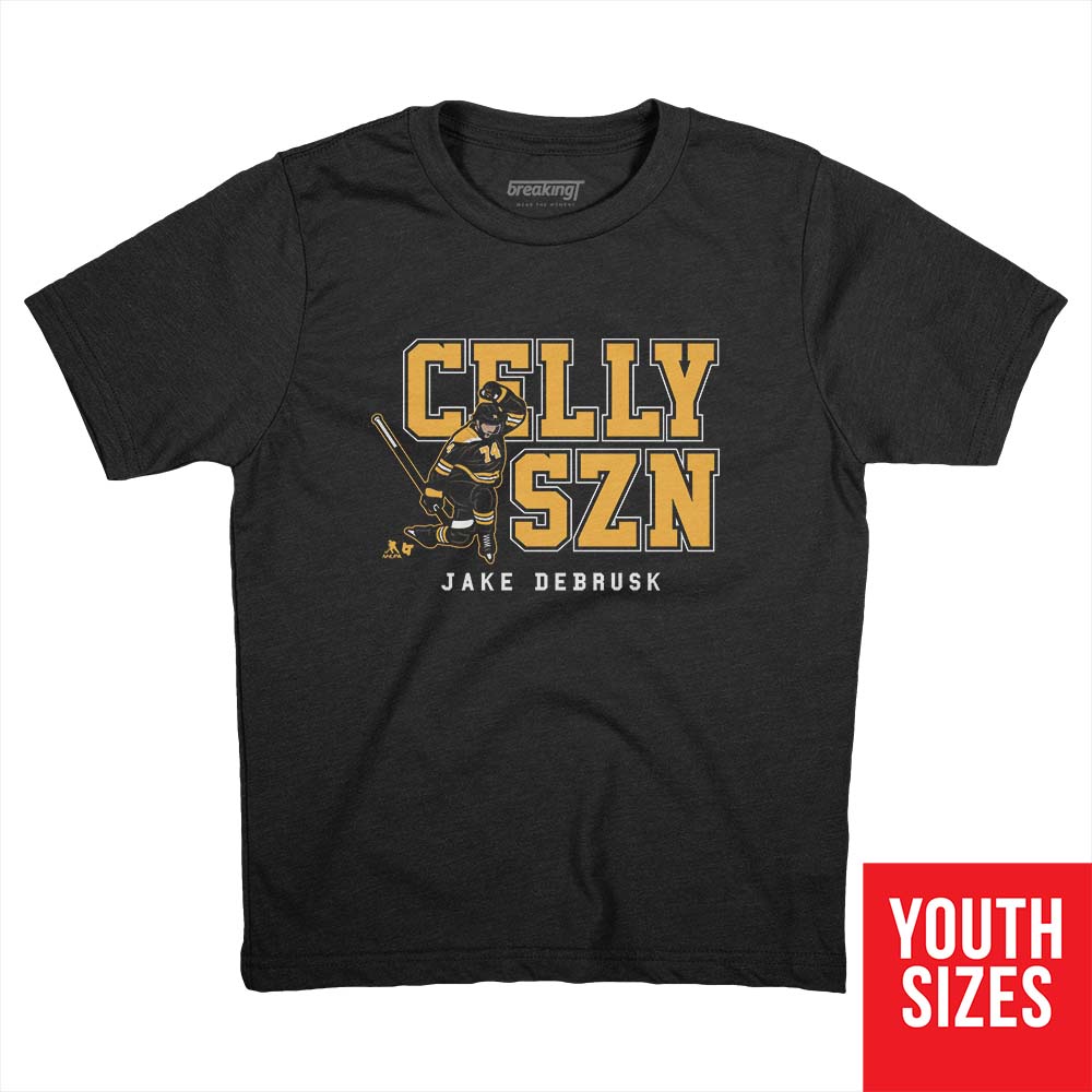 Jake DeBrusk: Celly SZN, Adult T-Shirt / 3XL - NHL - Sports Fan Gear | breakingt