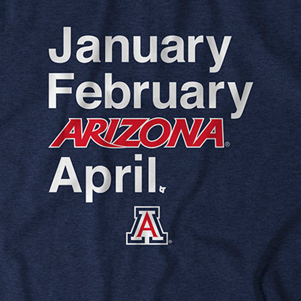 Arizona Basketball: January February Arizona April