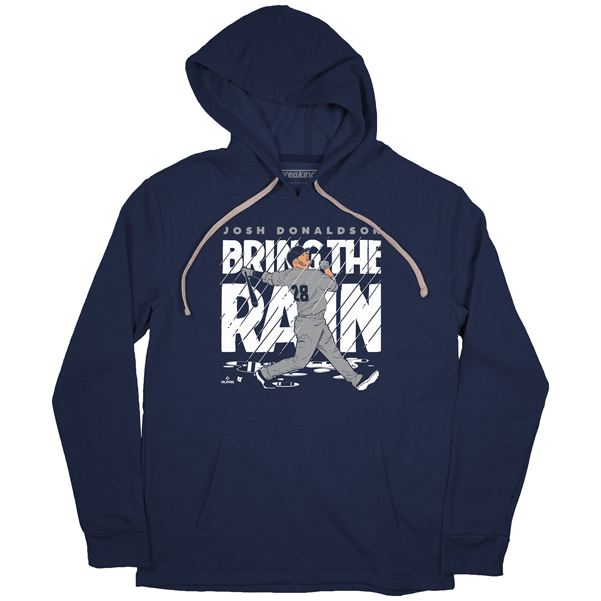 Josh Donaldson: Bring The Rain New York, Hoodie / 2XL - MLB - Sports Fan Gear | breakingt