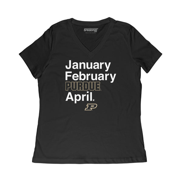 Purdue Basketball: January February Purdue April