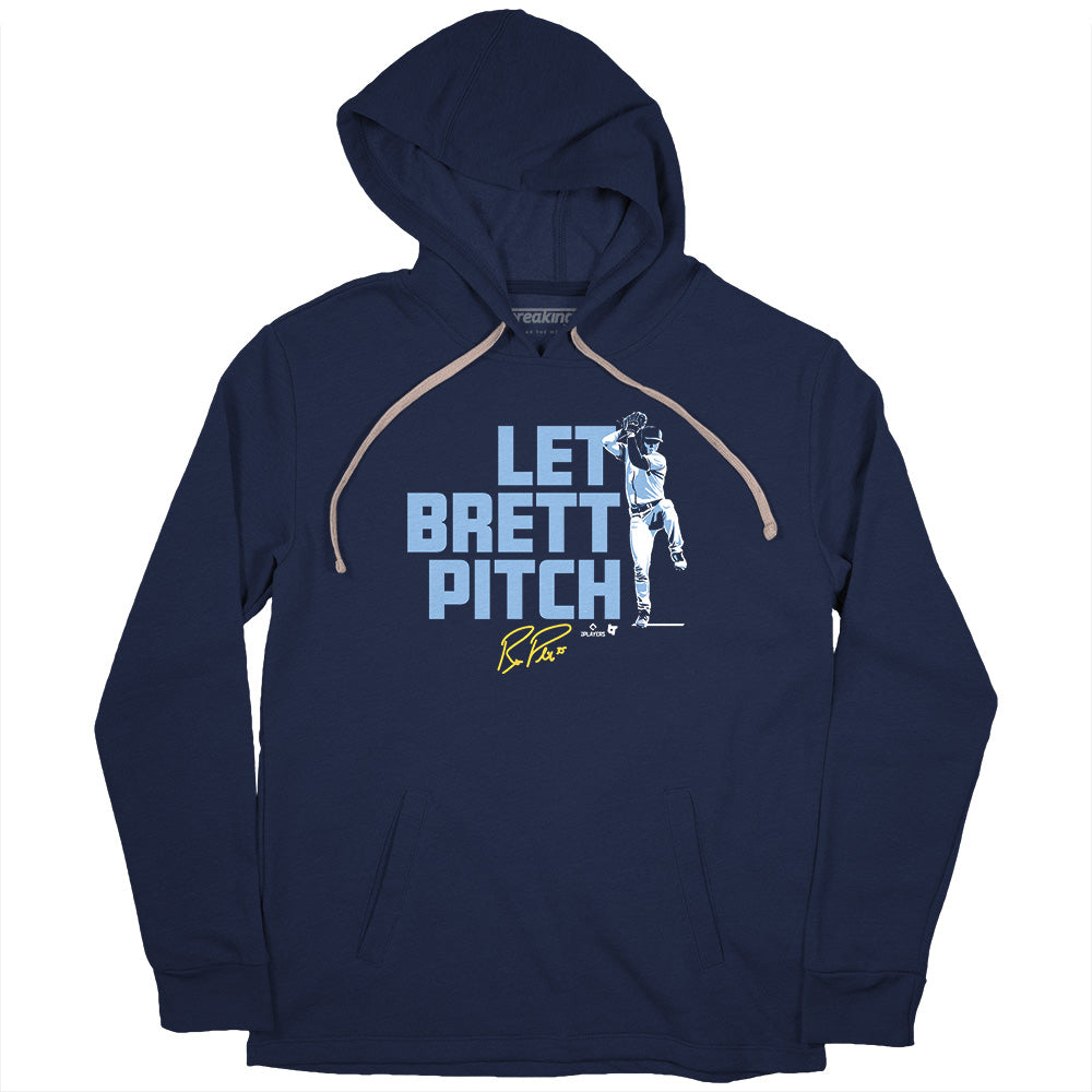 Brett Phillips: Let Brett Pitch Shirt Tampa- MLBPA Licensed- BreakingT