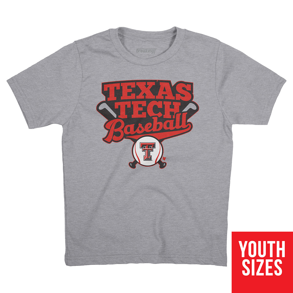 Texas Tech Baseball Shirt Hoodie Officially TT Licensed BreakingT