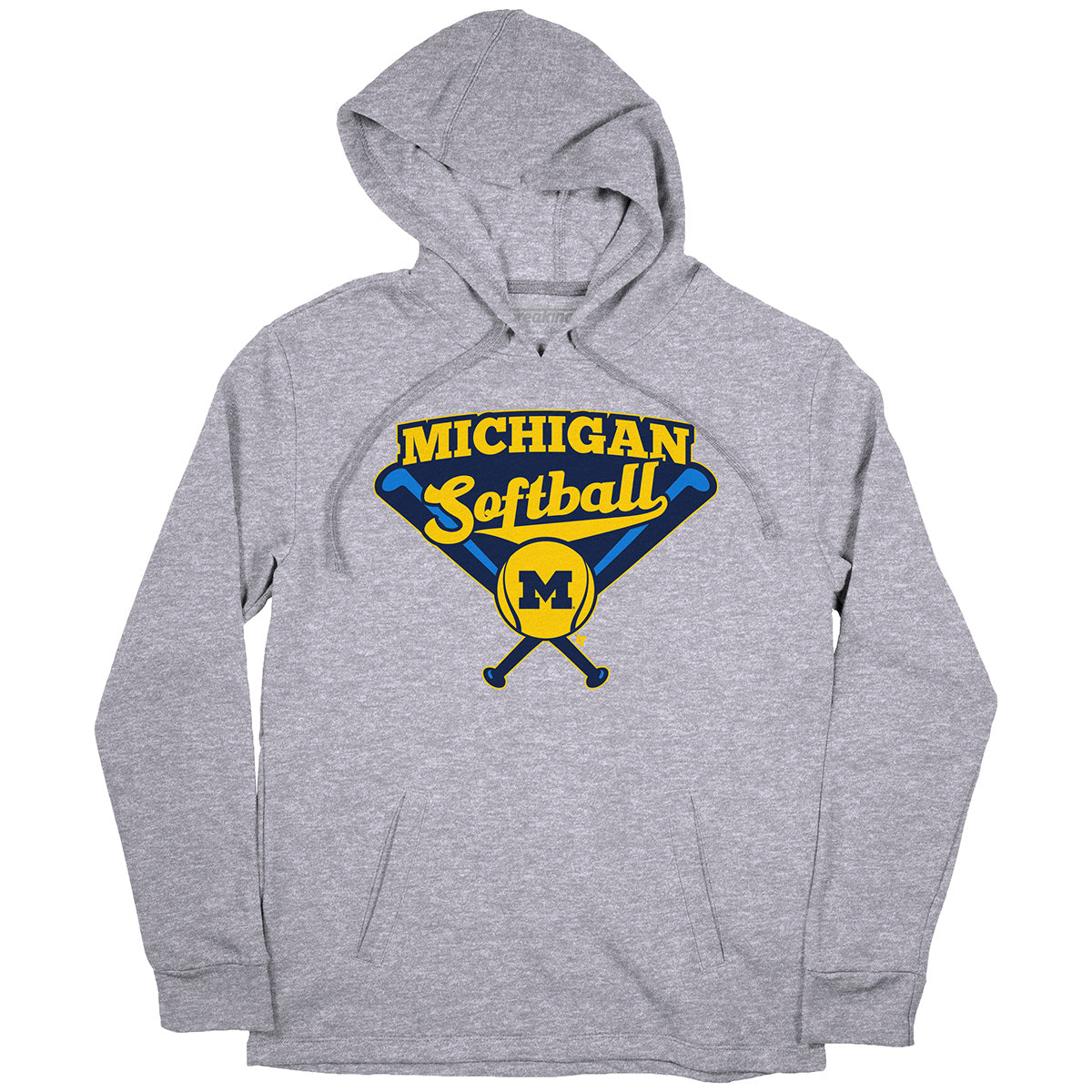 Michigan Softball Shirt Hoodie Officially UM Licensed BreakingT