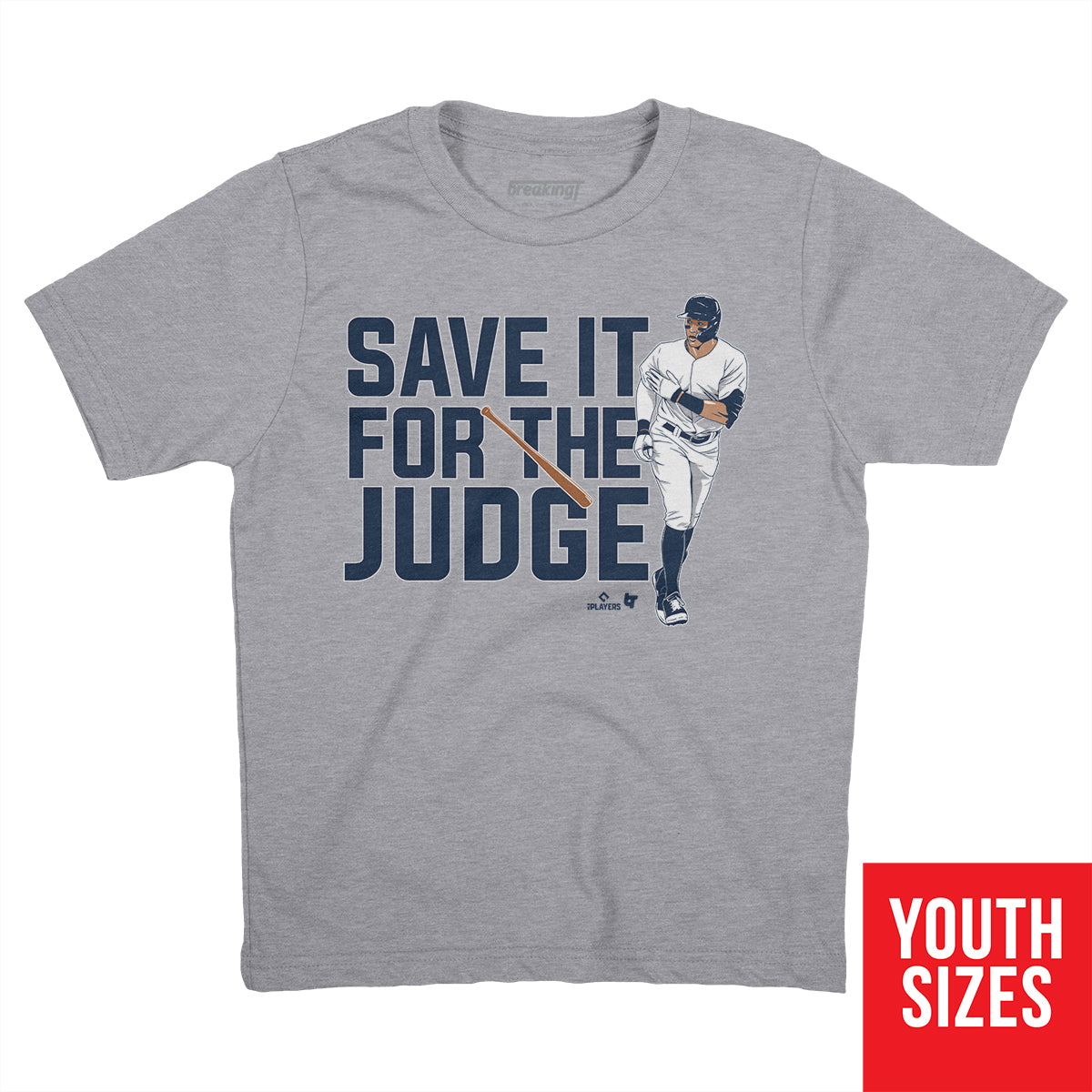 Aaron Judge: Save It for The Judge, Youth T-Shirt / Large - MLB - Sports Fan Gear | breakingt