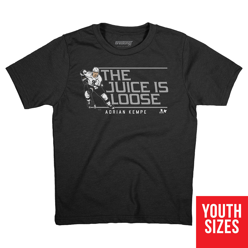 Adrian Kempe: Juice Is Loose, Women's V-Neck T-Shirt / Large - NHL - Sports Fan Gear | breakingt