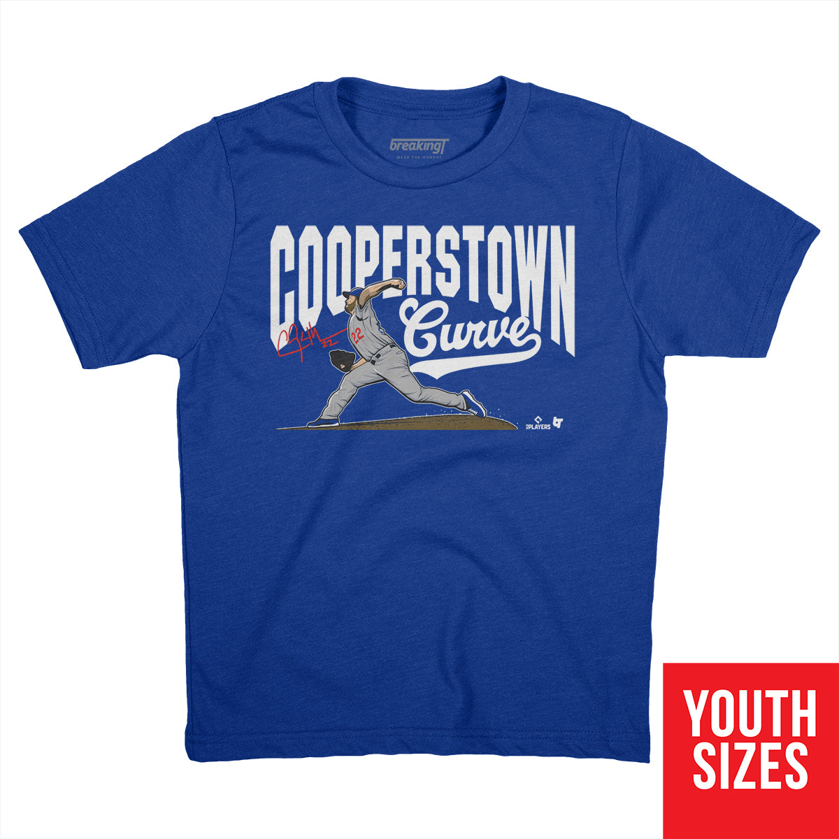 Clayton Kershaw's Cooperstown Curve gets its own shirt