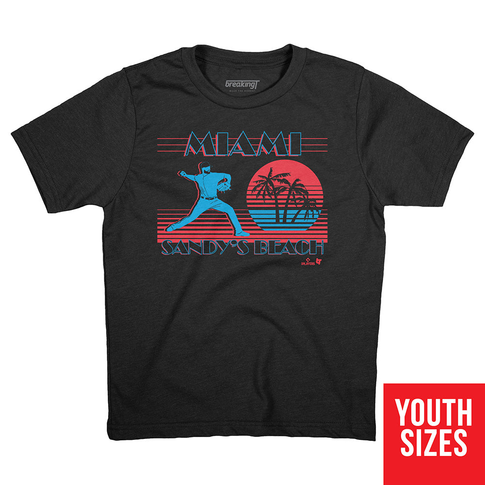 Sandy Alcántara: Sandy's Beach, Youth T-Shirt / Large - MLB - Sports Fan Gear | breakingt
