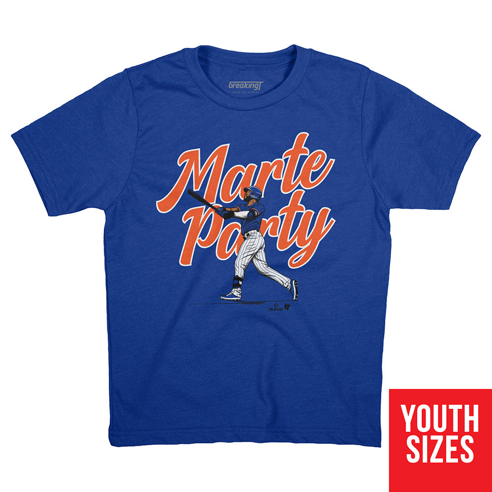 Text-print T-shirt - Blue/New York - Kids