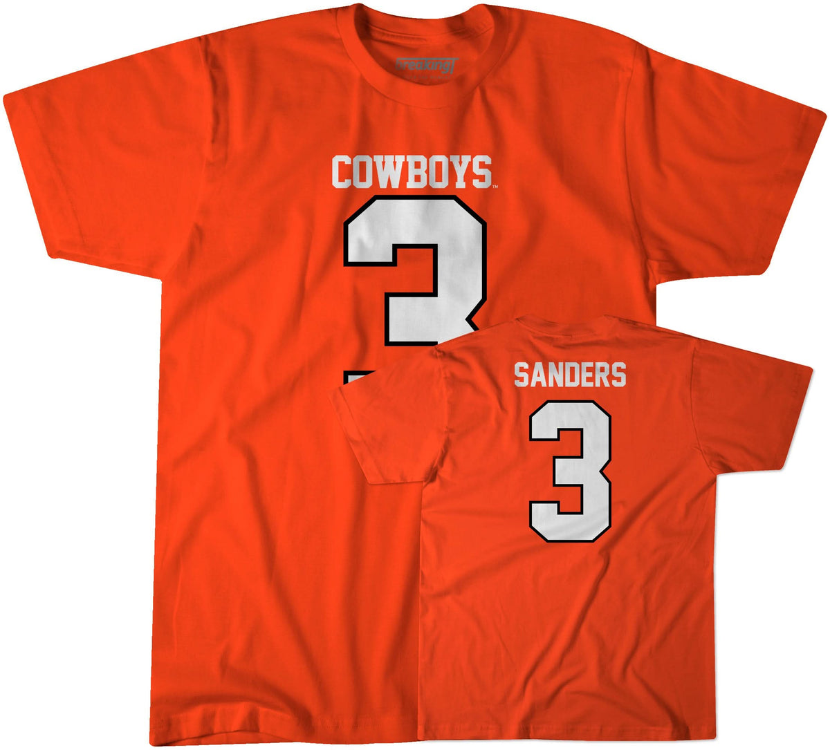 Oklahoma State Football Spencer Sanders 3 Shirt Oklahoma State