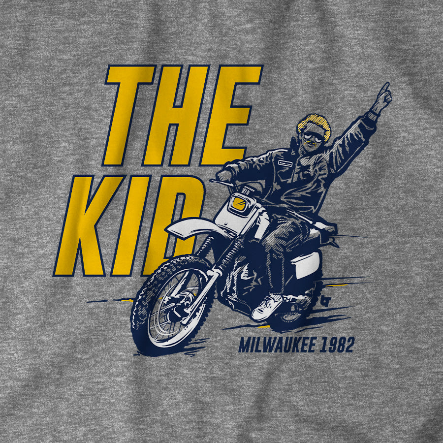 Robin Yount Shirt, The Kid, Milwaukee - MLBPAA Licensed - BreakingT