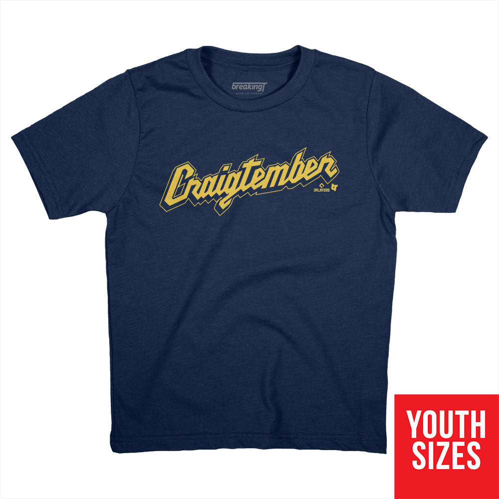 Craig Counsell: Craigtember, Adult T-Shirt / 3XL - MLB - Sports Fan Gear | breakingt