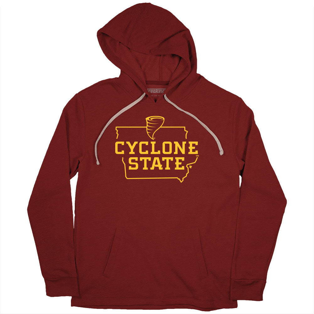 Iowa State: Vintage Football Helmet, Adult T-Shirt / Medium - CFB | College Football - Sports Fan Gear | BreakingT