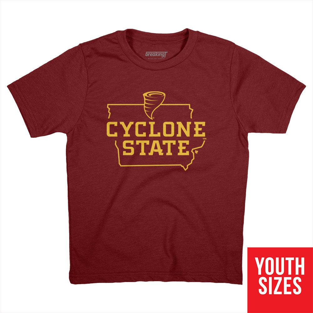 Women's Cardinal Iowa State Cyclones Spirit Jersey Oversized T-Shirt