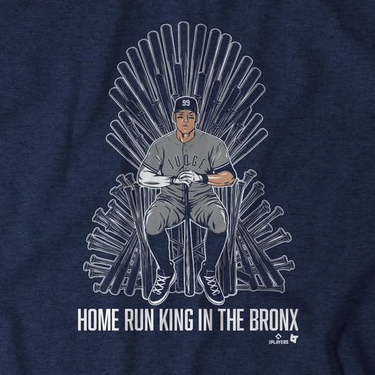 Aaron Judge: Home Run King in the Bronx Adult T-Shirt