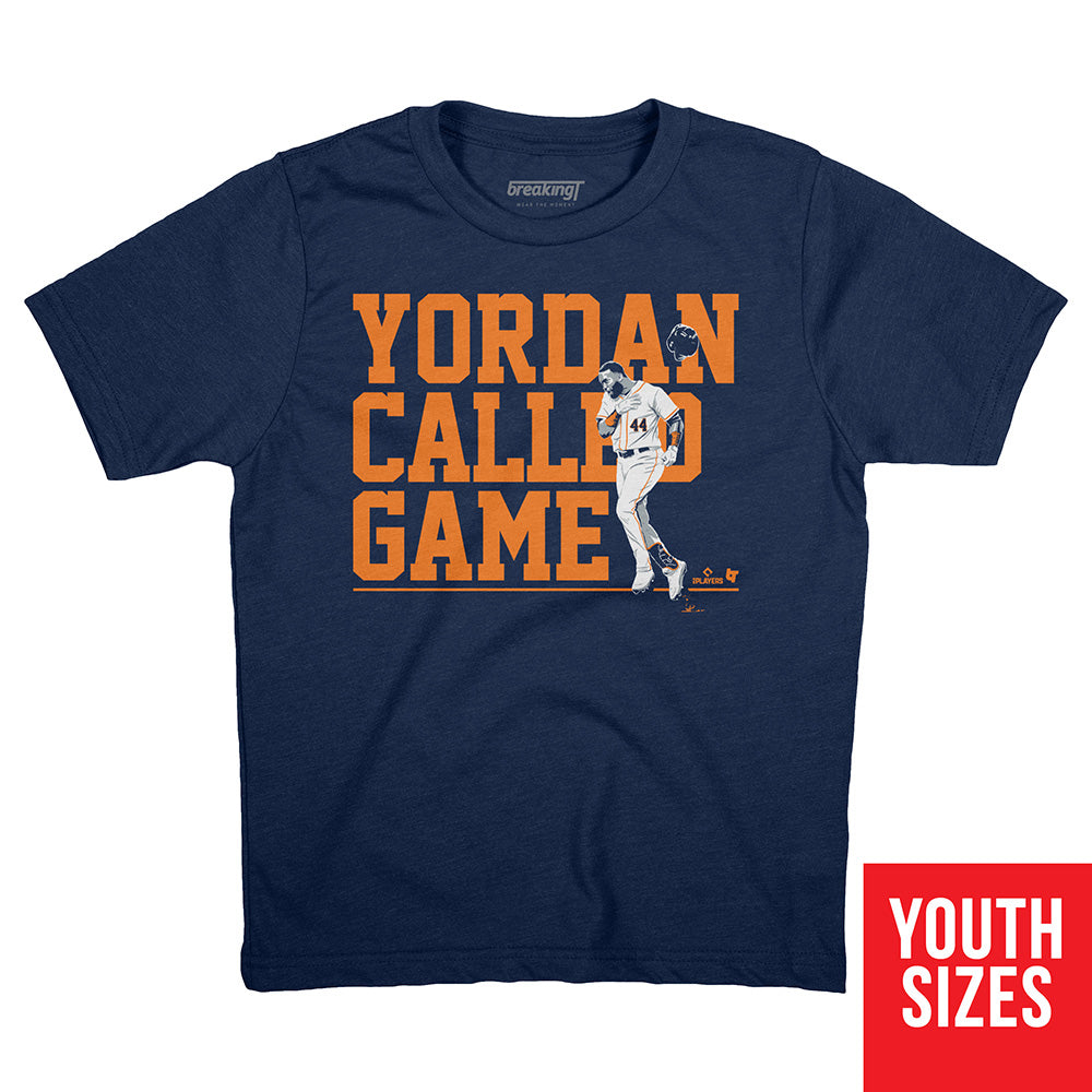 Yordan Alvarez Called Game, Youth T-Shirt / Large - MLB - Sports Fan Gear | breakingt