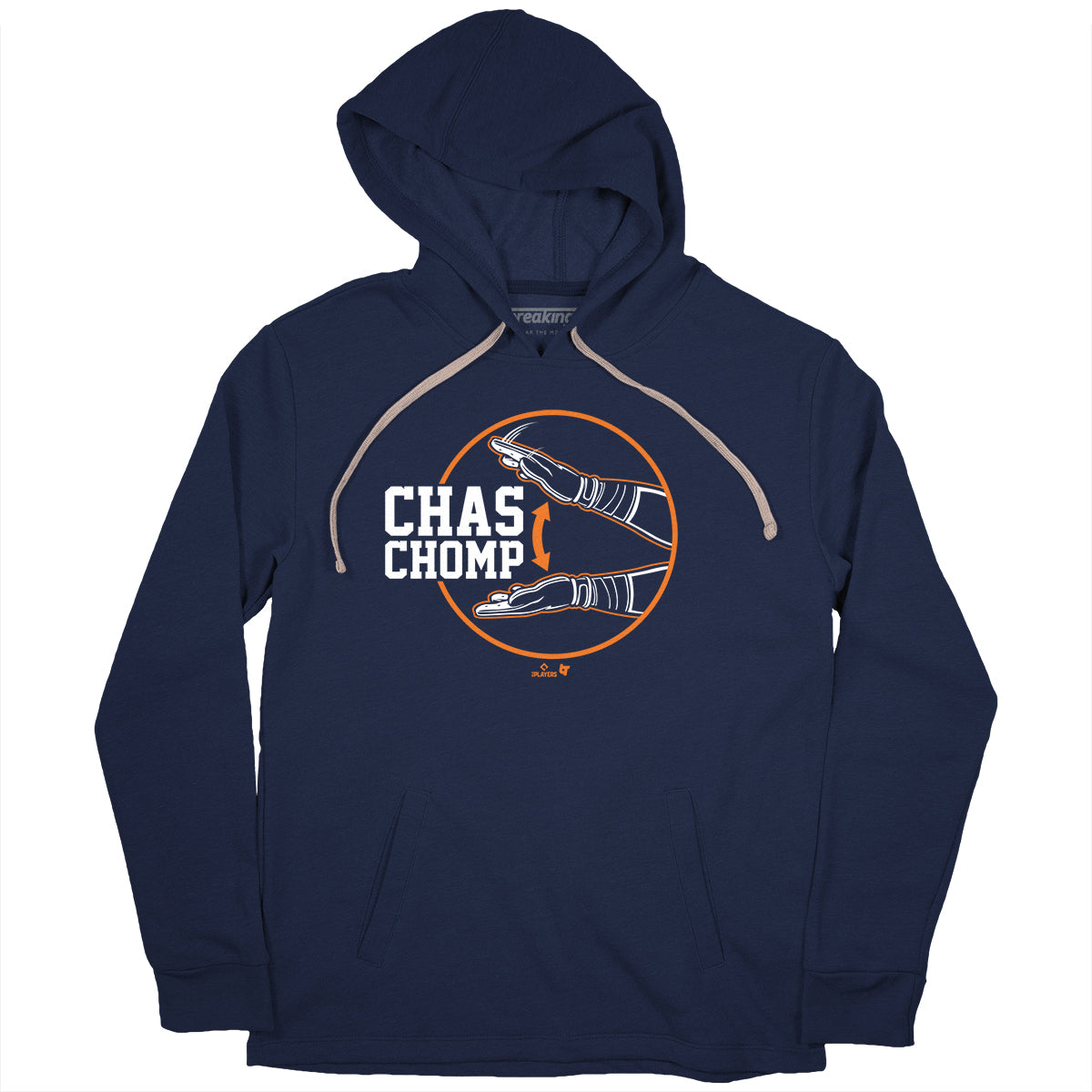 Chas McCormick: Chas Chomp, Hoodie / Navy / Small - MLB - Navy - Sports Fan Gear | breakingt