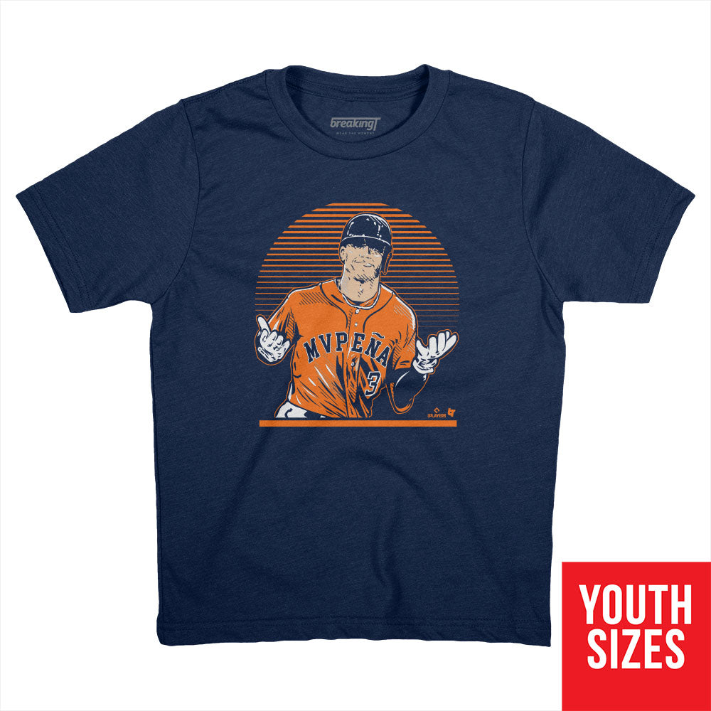 Jeremy Peña: MVPeña Shrug Art Print, HOU - MLBPA Licensed - BreakingT