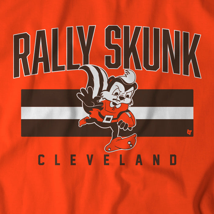 cleveland rally skunk V-Neck Unisex T-Shirt - TeeHex