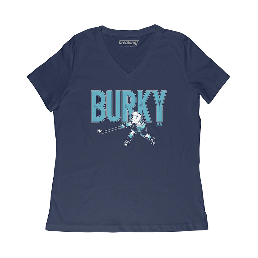 André Burakovsky: Burky Seattle, Women's V-Neck T-Shirt / Small - NHL - Sports Fan Gear | breakingt